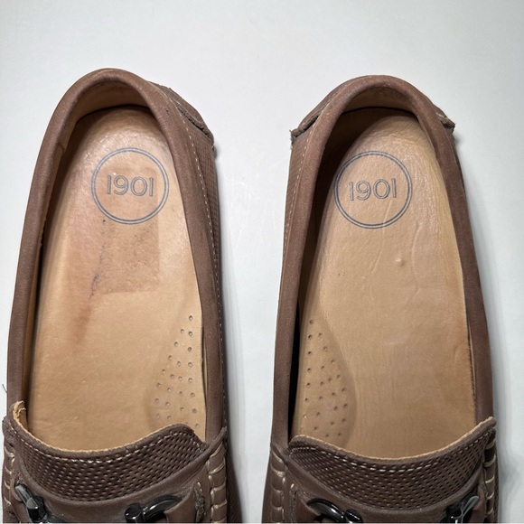 Nordstrom 1901 Perforated Leather Driving Moccasins - Size 10 M - Picture 5 of 9